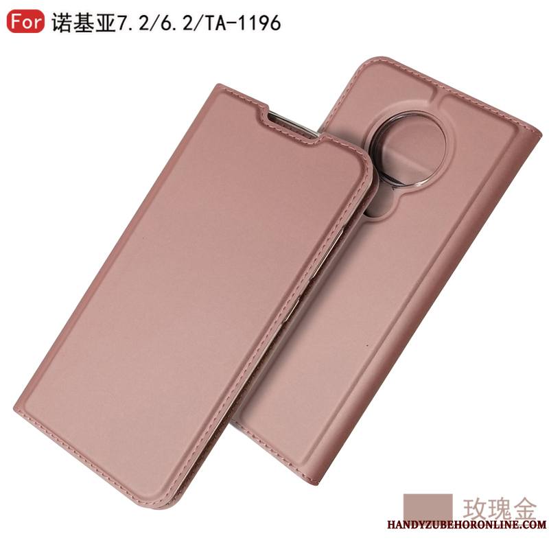 Nokia 6.2 Étoile Housse Magnétisme Étui En Cuir Coque De Téléphone Business Protection