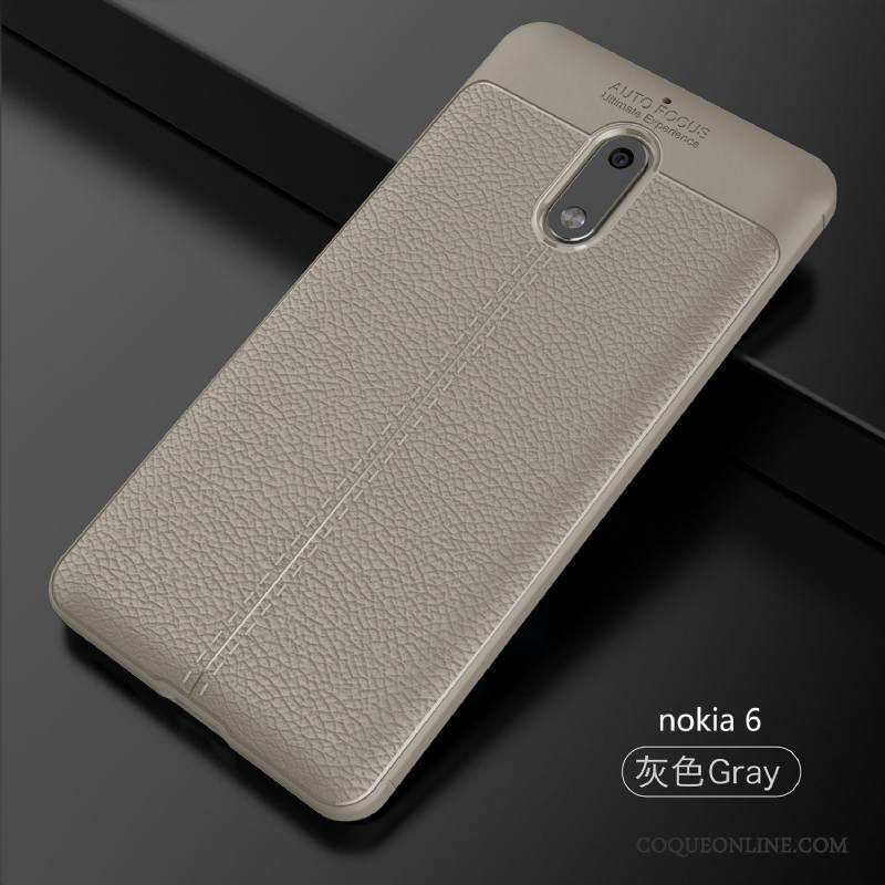 Nokia 6 Cuir Personnalité Créatif Protection Coque De Téléphone Sentir Incassable