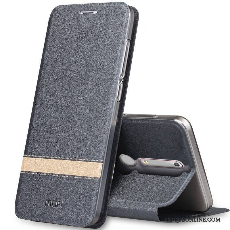 Nokia 6 Gris Silicone Coque De Téléphone Étui Étui En Cuir Fluide Doux Tout Compris