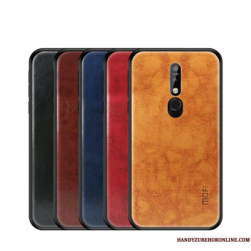 Nokia 7.1 Cuir Fluide Doux Protection Clair Coque De Téléphone Tout Compris Étui