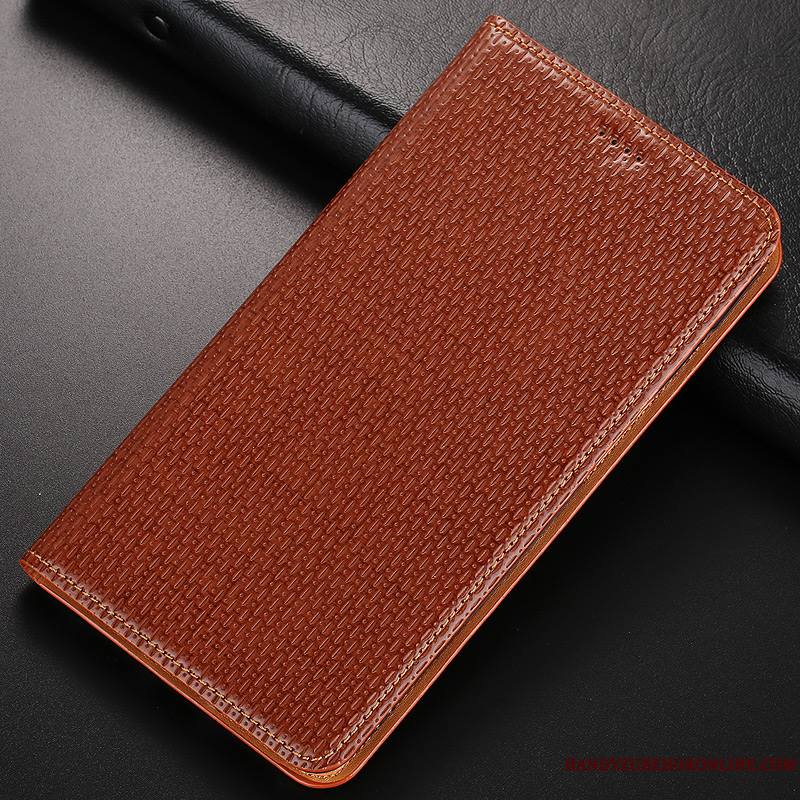 Nokia 7.1 Protection Cuir Véritable Housse Coque De Téléphone Incassable Modèle Fleurie Étui