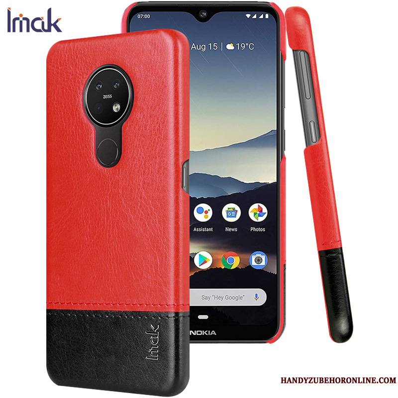 Nokia 7.2 Incassable Protection Similicuir Coque De Téléphone Nouveau Étui Business