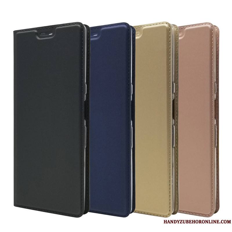 Nokia 8.1 Coque Carte Portefeuille Noir Protection Étui En Cuir Housse Incassable