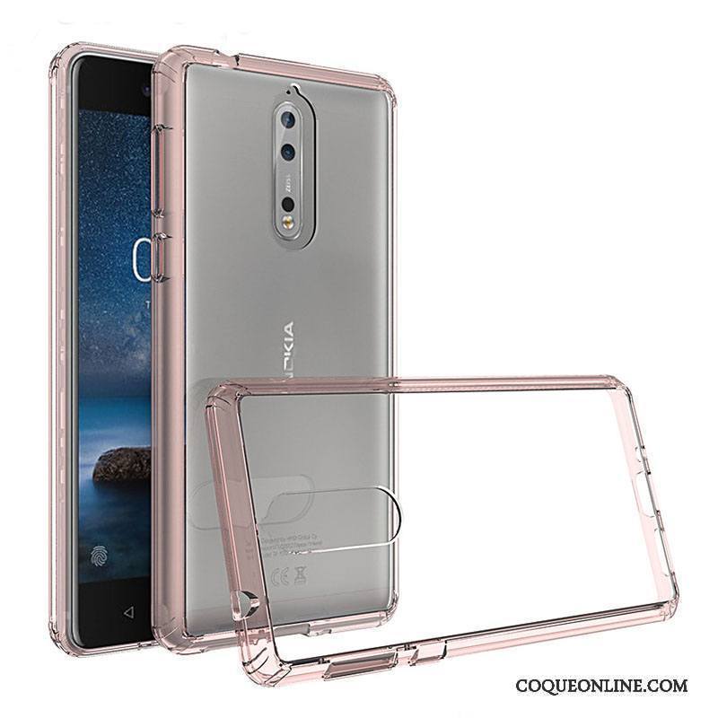 Nokia 8 Border Europe Transparent Coque De Téléphone Créatif Étui Protection