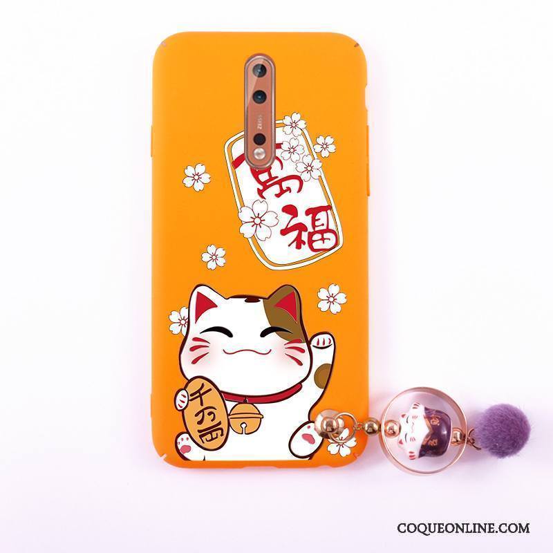 Nokia 8 Chiens Incassable Chat Rouge Étui Richesse Coque De Téléphone