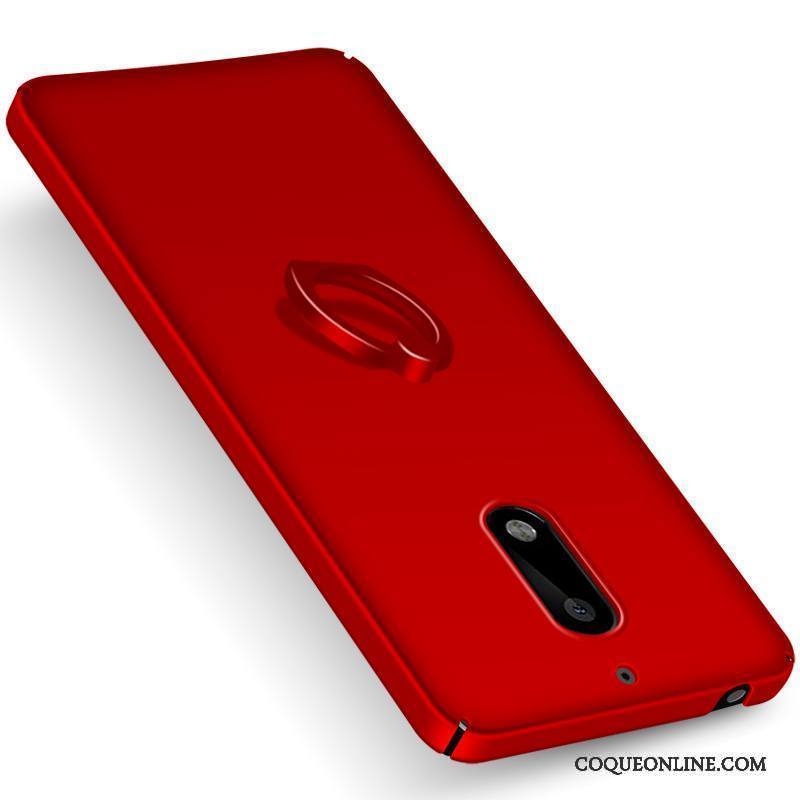 Nokia 8 Coque De Téléphone Protection Créatif Anneau Boucle Rouge Support