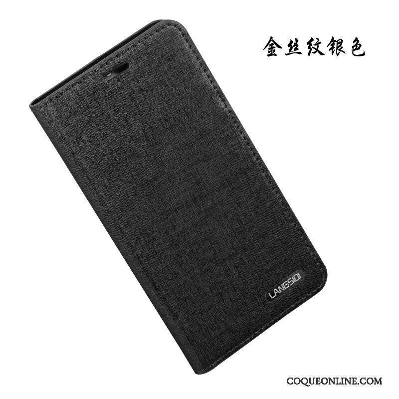 Nokia 8 Coque Étui En Cuir Cuir Véritable Silicone Argent Incassable Protection Business