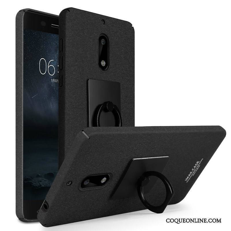 Nokia 8 Difficile Coque De Téléphone Tout Compris Délavé En Daim Étui Téléphone Portable Noir