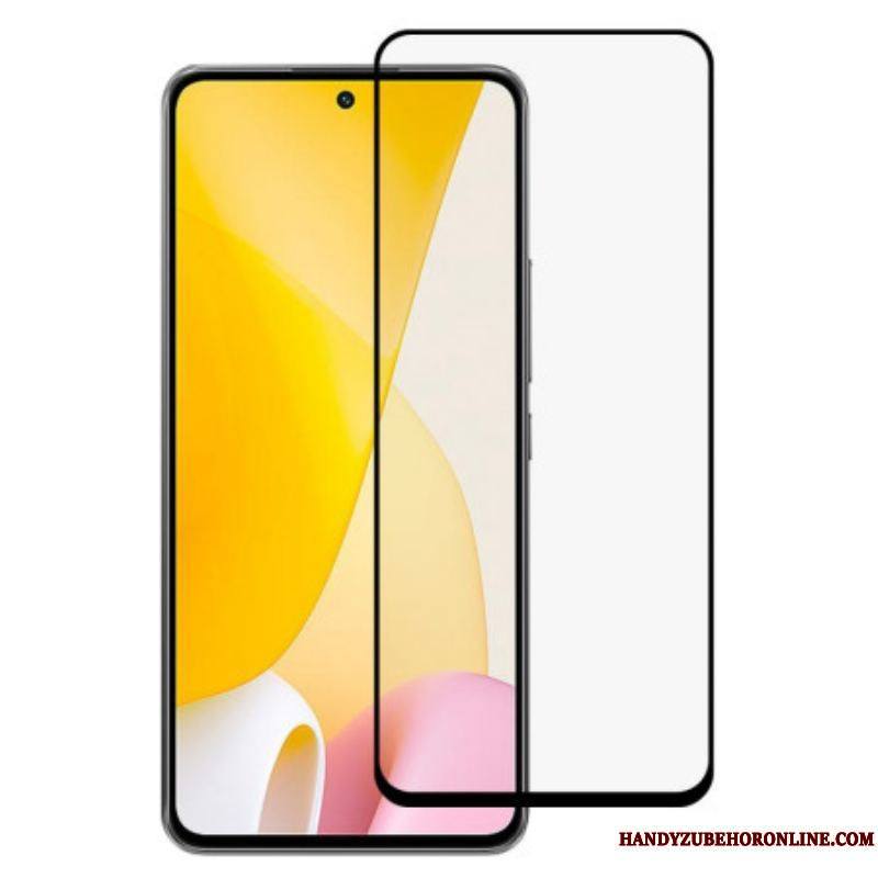 Protection écran verre trempé Xiaomi 12 Lite Contours Noirs