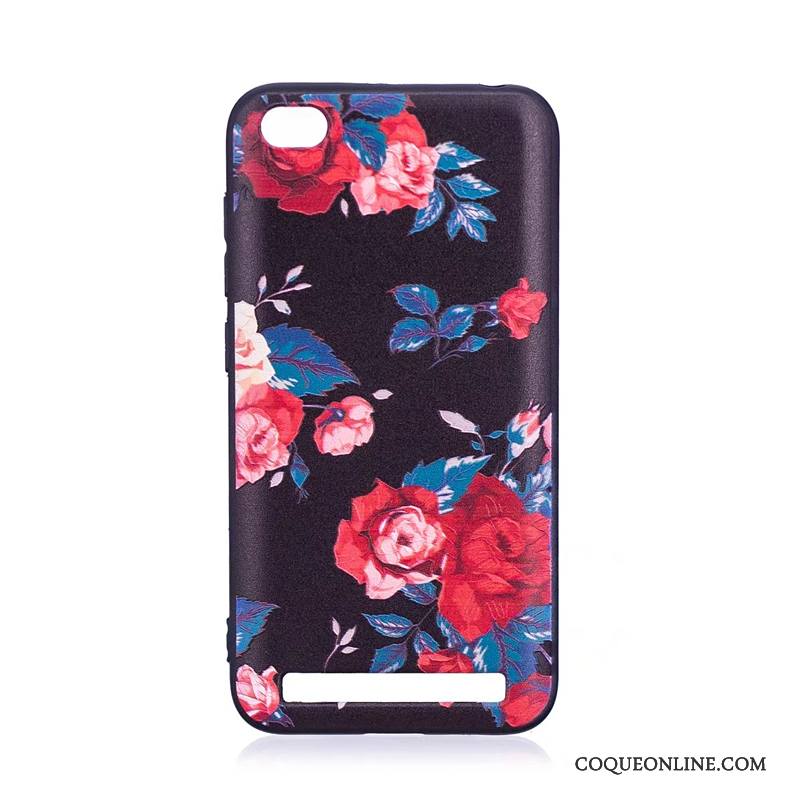 Redmi 5a Gaufrage Fluide Doux Dessin Animé Tendance Protection Coque De Téléphone Multicolore