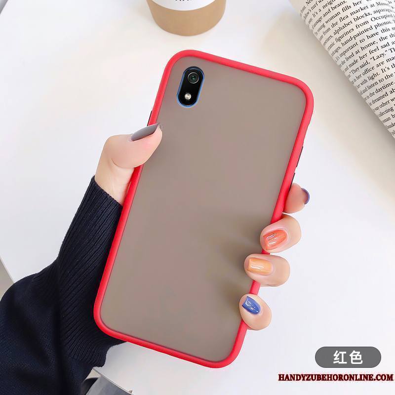 Redmi 7a Coque De Téléphone Fluide Doux Mode Silicone Incassable Petit Délavé En Daim