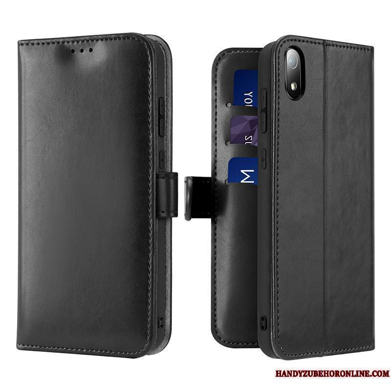 Redmi 7a Coque Protection Carte Business Téléphone Portable Nouveau Étui Étui En Cuir