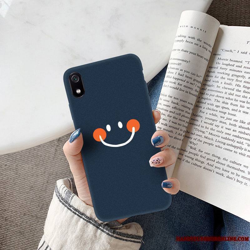 Redmi 7a Coque Silicone Amoureux Très Mince Rouge Étui Tout Compris Créatif