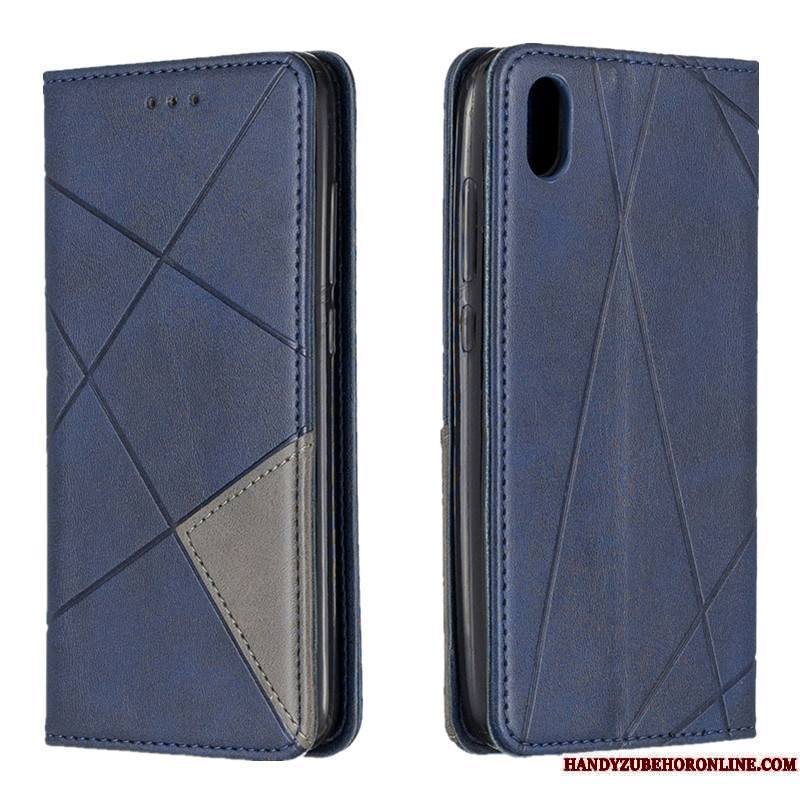 Redmi 7a Housse Portefeuille Coque De Téléphone Protection Nouveau Automatique Tendance