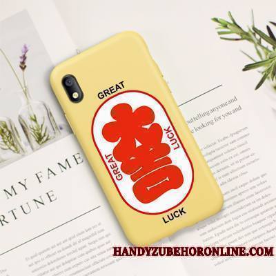 Redmi 7a Protection Très Mince Grand Coque Incassable Net Rouge Tout Compris