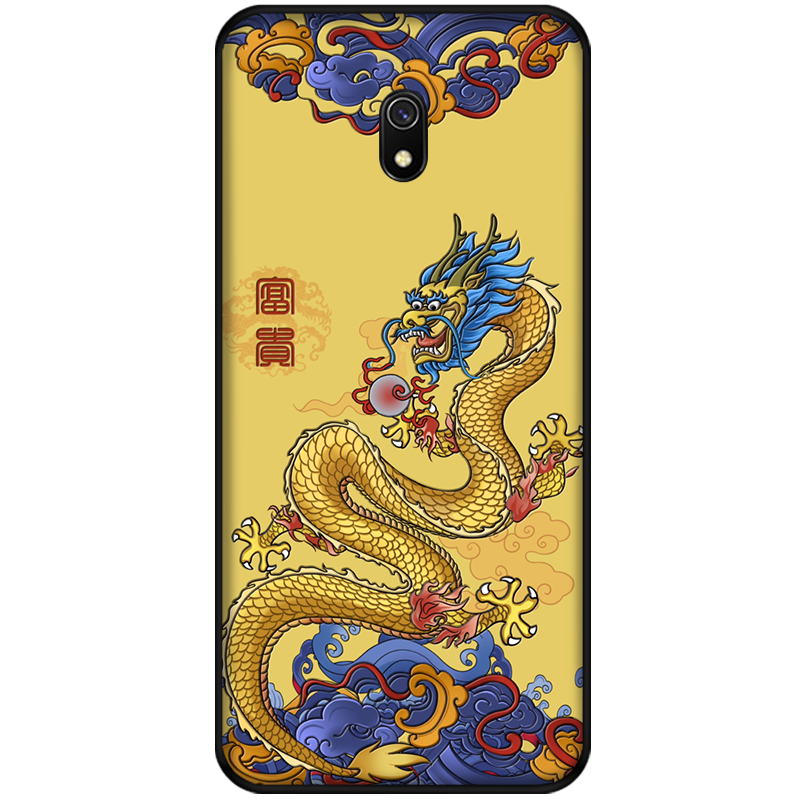 Redmi 8a Beauté Dimensionnel Coque De Téléphone Tout Compris Créatif Dragon Style Chinois