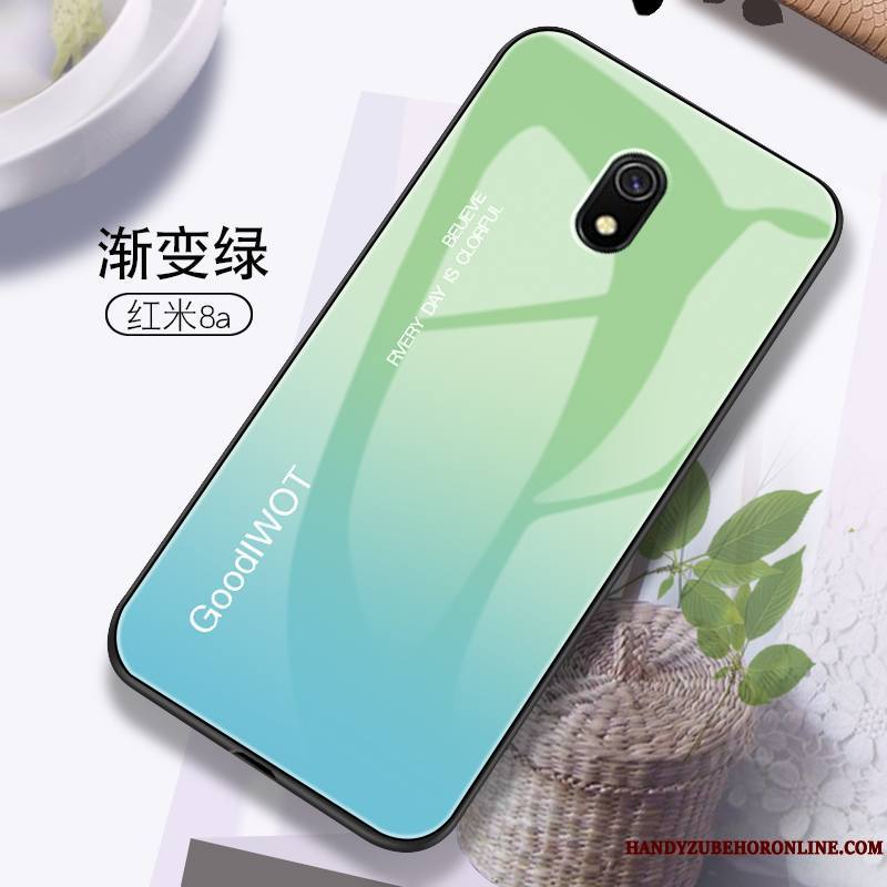 Redmi 8a Marque De Tendance Tout Compris Vert Coque Étui Personnalité Protection