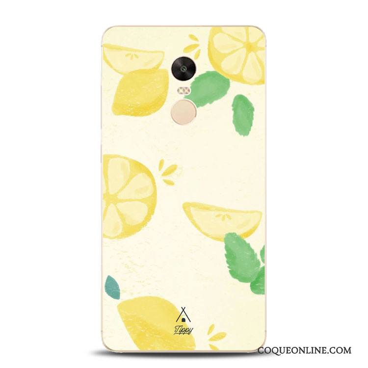 Redmi Note 4x Coque Tout Compris Fluide Doux Rouge Jaune Incassable Support