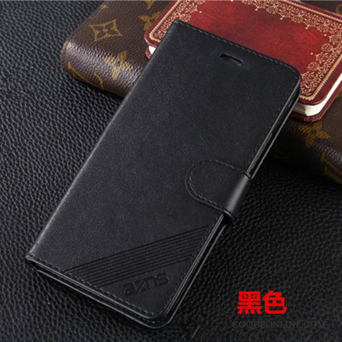Redmi Note 4x Noir Housse Coque De Téléphone Incassable Étui En Cuir Rouge Fluide Doux