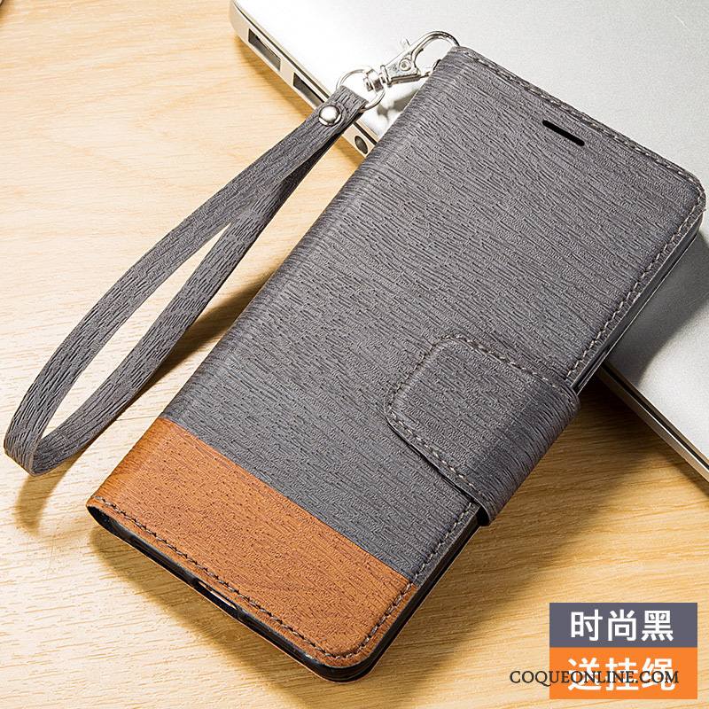 Redmi Note 4x Étui En Cuir Coque De Téléphone Silicone Gris Tout Compris Tendance Protection