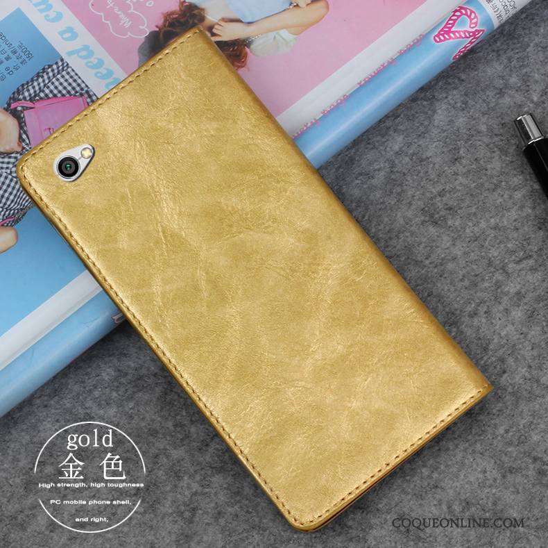 Redmi Note 5a Coque De Téléphone Protection Tout Compris Incassable Étui Rouge Or
