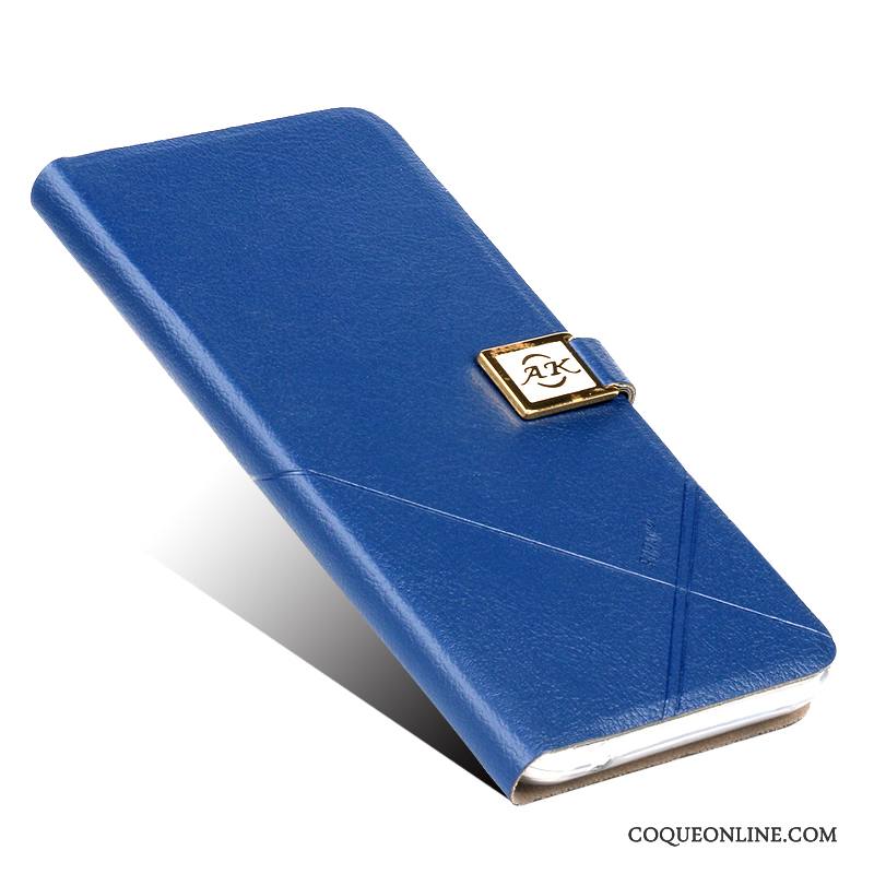 Redmi Note 5a Coque De Téléphone Téléphone Portable Haute Étui En Cuir Support Bleu Petit