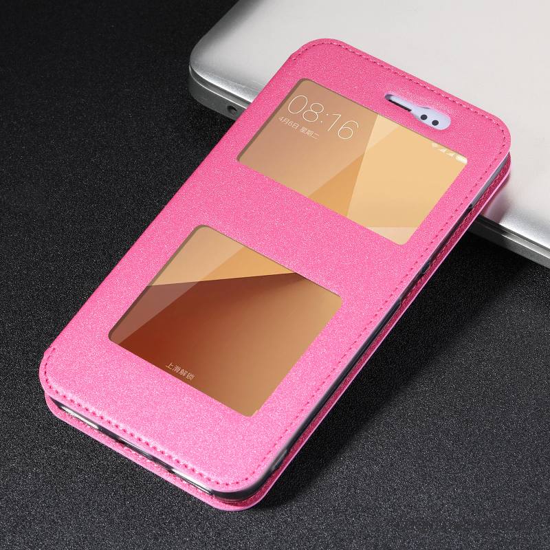 Redmi Note 5a Coque Incassable Haute Silicone Étui Clamshell Rouge Protection