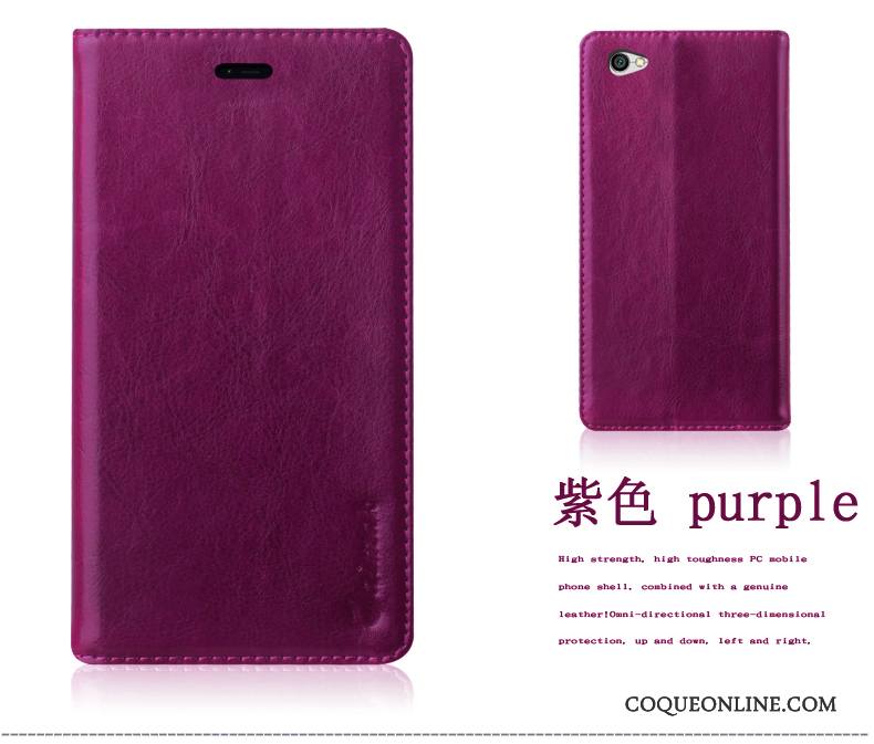Redmi Note 5a Coque Protection Étui Étui En Cuir Rouge Silicone Violet Incassable