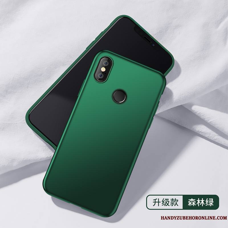 Redmi Note 6 Pro Vert Incassable Étui Coque Petit De Téléphone Fluide Doux