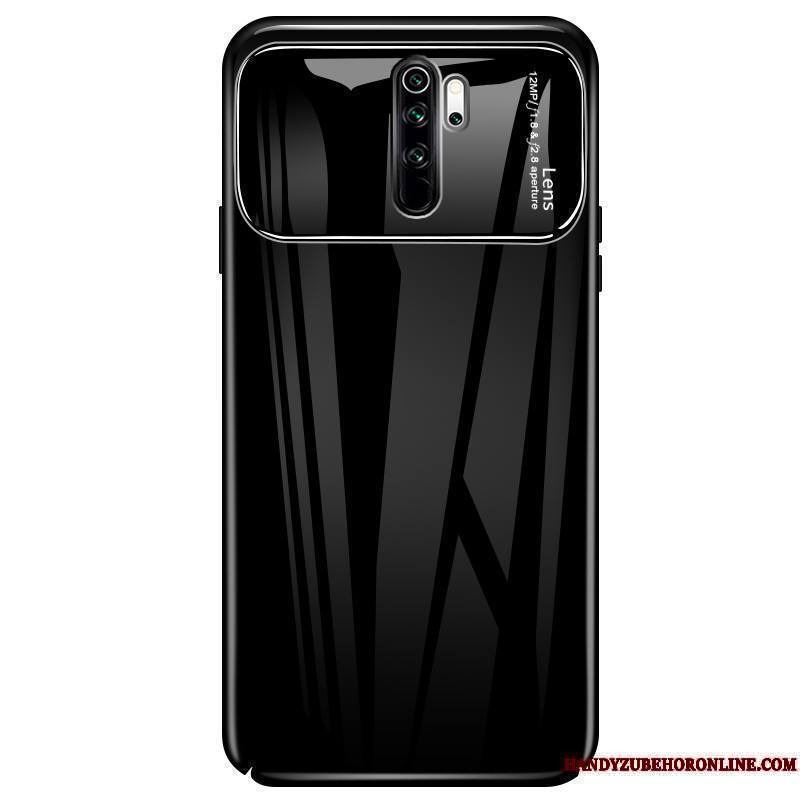 Redmi Note 8 Pro Coque De Téléphone Petit Incassable Difficile Rouge Protection Noir