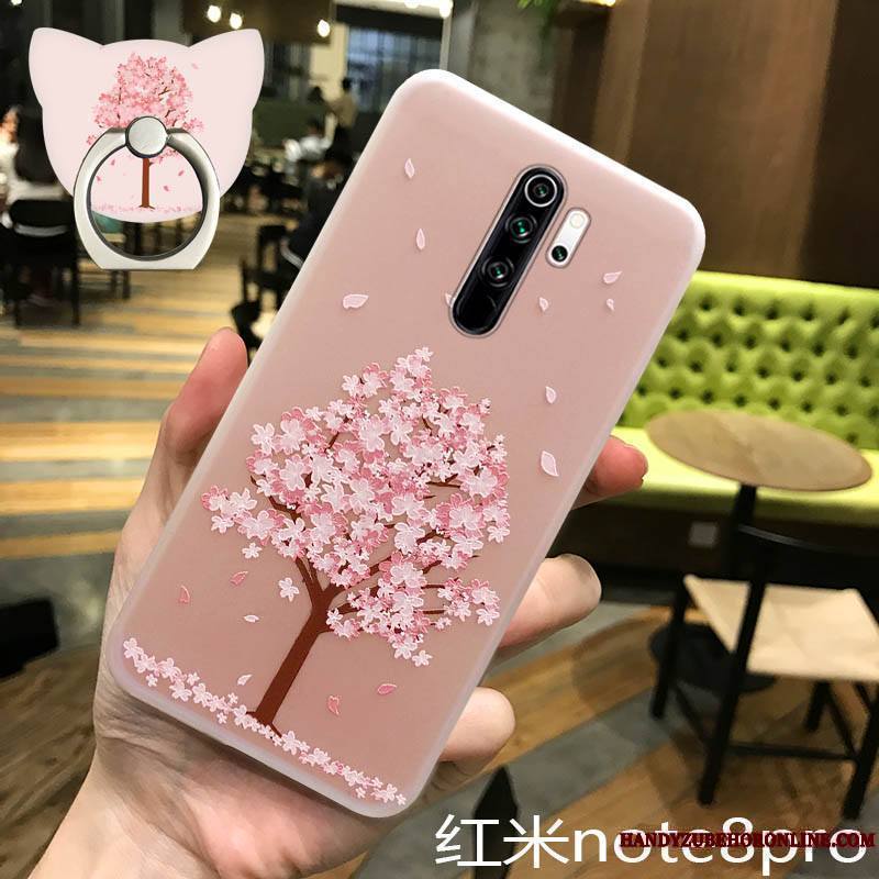 Redmi Note 8 Pro Incassable Fluide Doux Protection Arbres Marque De Tendance Coque De Téléphone Silicone