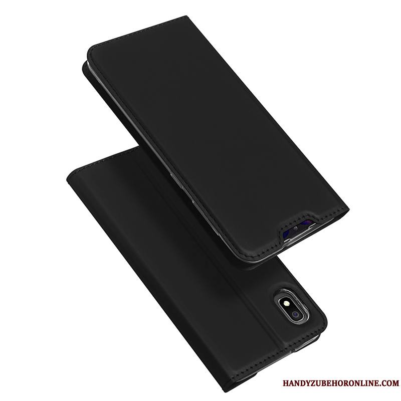 Samsung Galaxy A10 Coque Nouveau Carte Téléphone Portable Business Protection Étui Étui En Cuir