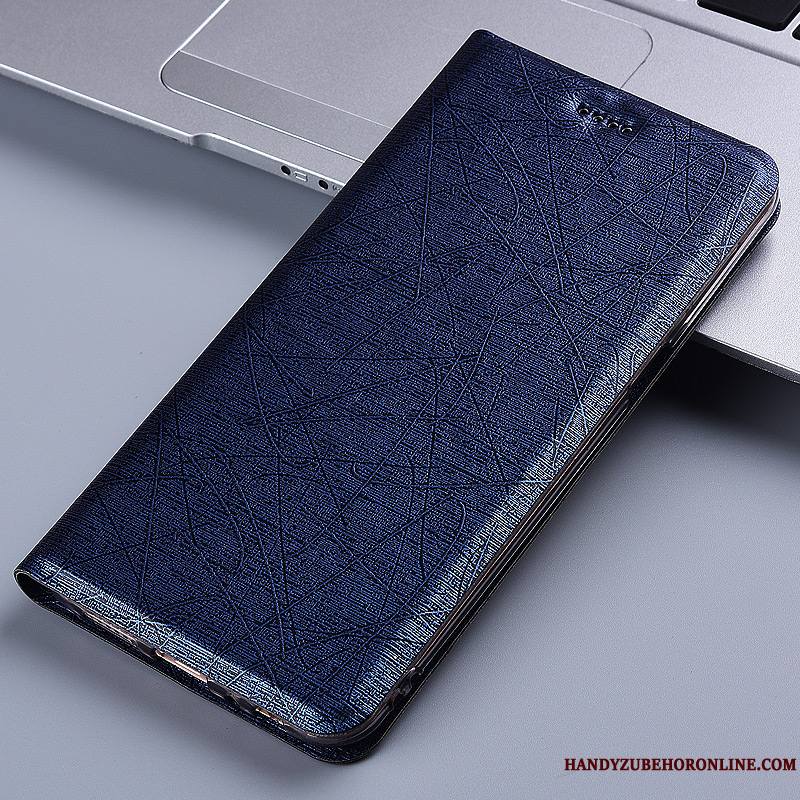 Samsung Galaxy A20e Clamshell Étoile Soie Bleu Coque De Téléphone Téléphone Portable Étui En Cuir