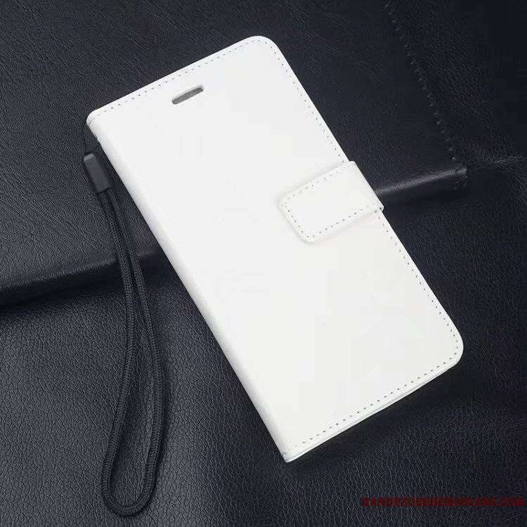 Samsung Galaxy A20e Housse Étui En Cuir Tendance Étoile Business Coque De Téléphone Blanc