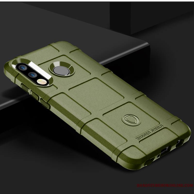 Samsung Galaxy A20e Protection Incassable Vert Silicone Tout Compris Coque De Téléphone Étoile