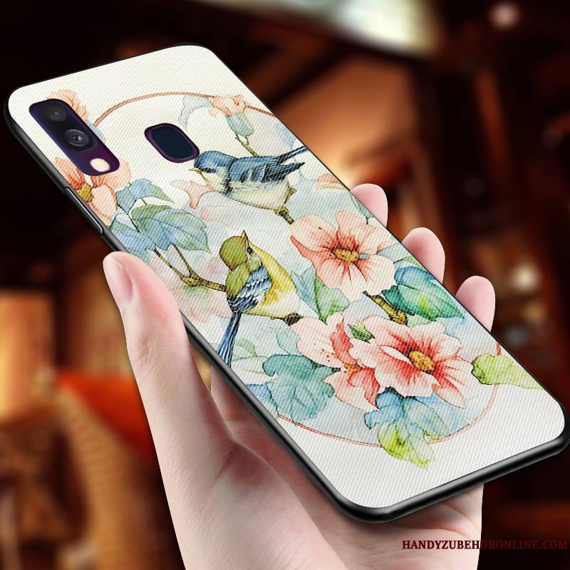 Samsung Galaxy A20e Style Chinois Étoile Fluide Doux Coque De Téléphone Incassable Étui Protection