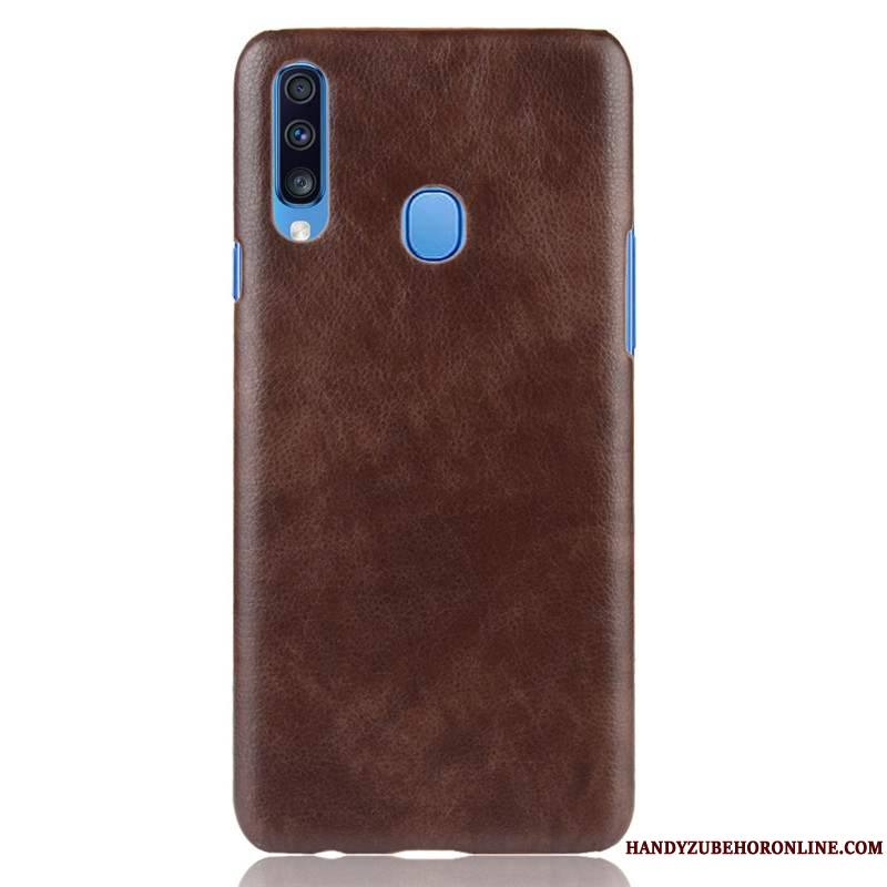 Samsung Galaxy A20s Coque Étoile Étui Incassable Marron Simple Légère Ultra