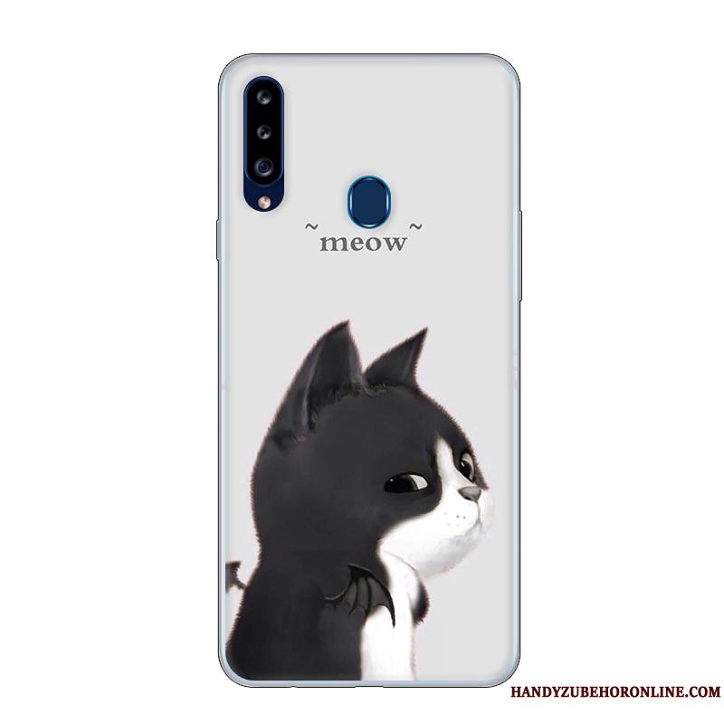 Samsung Galaxy A20s Protection Coque De Téléphone Étui Dessin Animé Personnalité Personnalisé Blanc