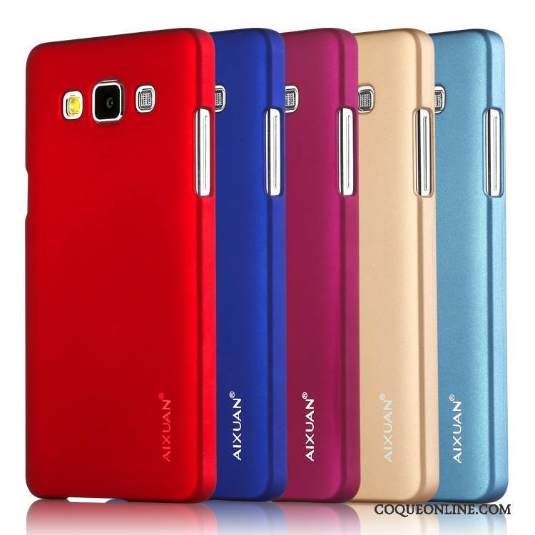 Samsung Galaxy A3 2015 Rouge Coque Étui Difficile Protection Téléphone Portable Étoile