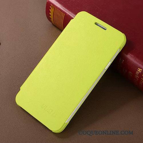 Samsung Galaxy A3 2015 Téléphone Portable Coque Cuir Vert Étoile De Téléphone Étui