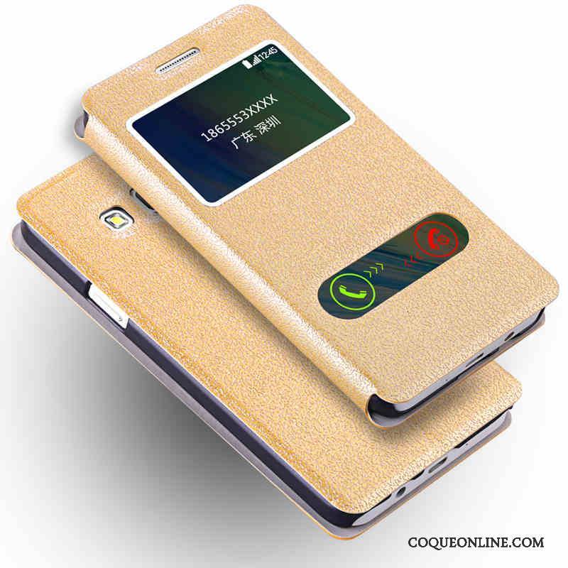 Samsung Galaxy A3 2015 Étoile Coque Or Étui En Cuir Téléphone Portable Protection De Téléphone