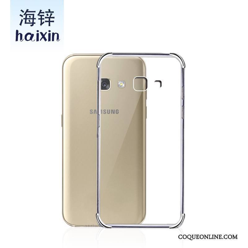 Samsung Galaxy A3 2017 Coque De Téléphone Étui Incassable Blanc Étoile Tout Compris Silicone