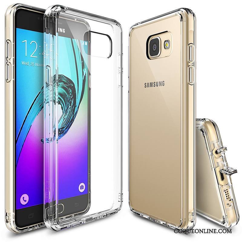 Samsung Galaxy A3 2017 Silicone Blanc Étoile Étui Coque De Téléphone Protection Incassable