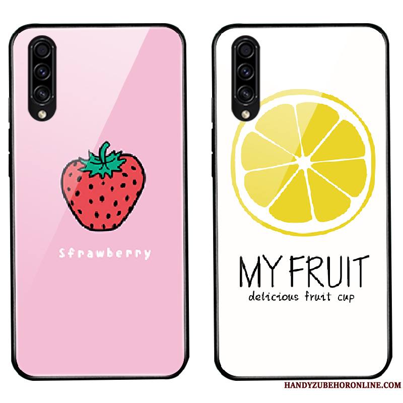 Samsung Galaxy A30s Coque Dessin Animé Simple Protection Étoile Silicone Verre Charmant