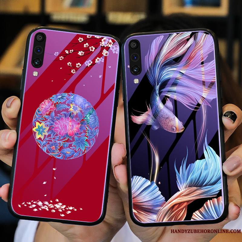 Samsung Galaxy A30s Coque Nouveau Marque De Tendance Protection Silicone Fluide Doux Étui Vintage