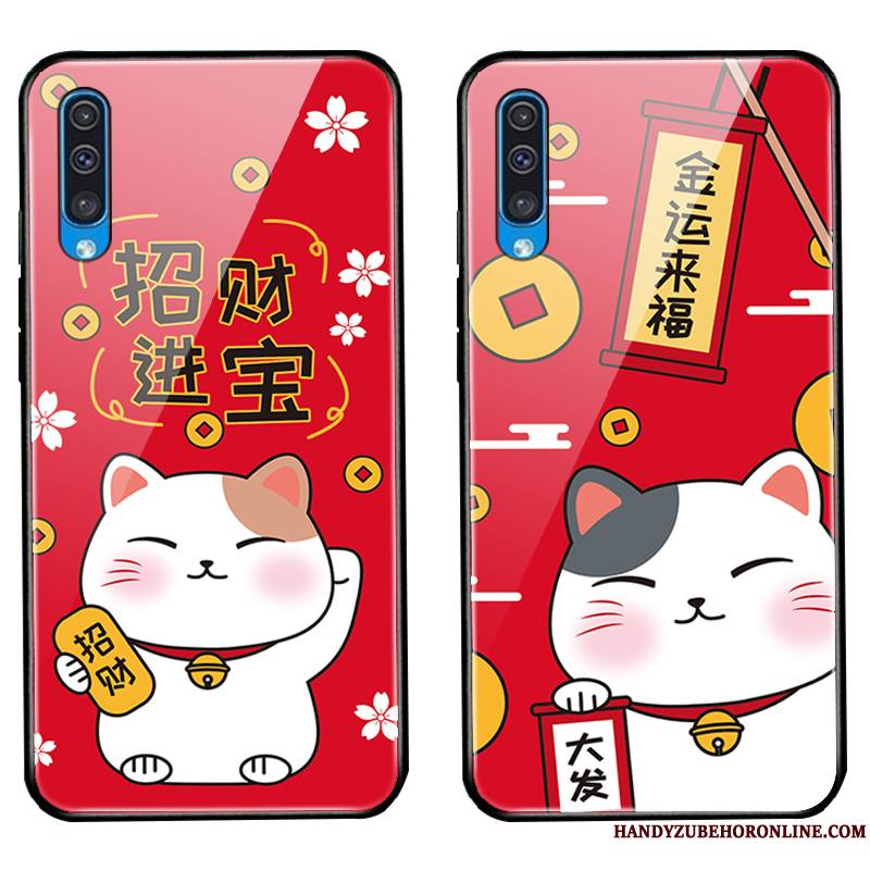 Samsung Galaxy A30s Nouveau Coque De Téléphone Richesse Difficile Étui Étoile Chat