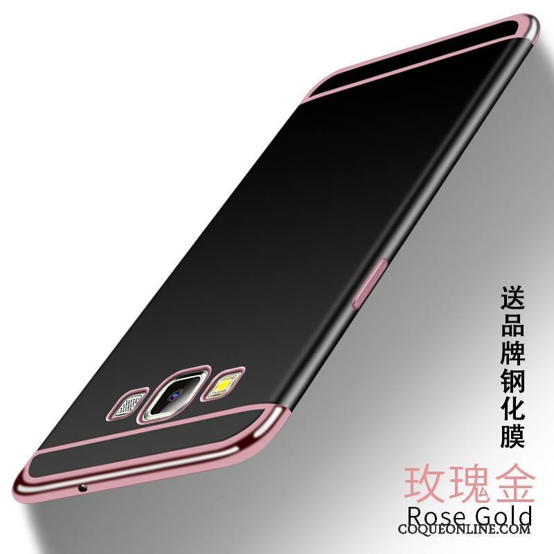 Samsung Galaxy A5 2015 Étoile Légères Silicone Protection Or Rose Coque Étui