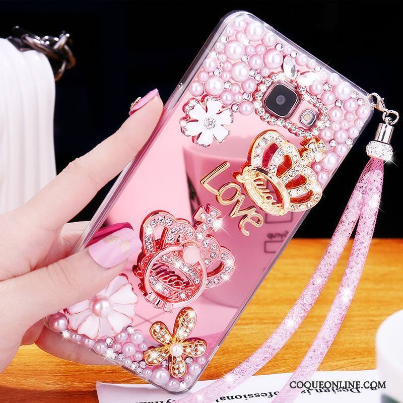 coque samsung galaxy a5 2016 miroir rose