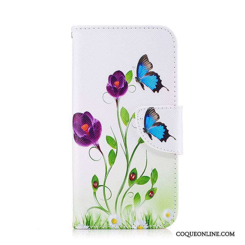 Samsung Galaxy A5 2016 Coque Papillon Protection Multicolore Peinture Étoile Housse Étui