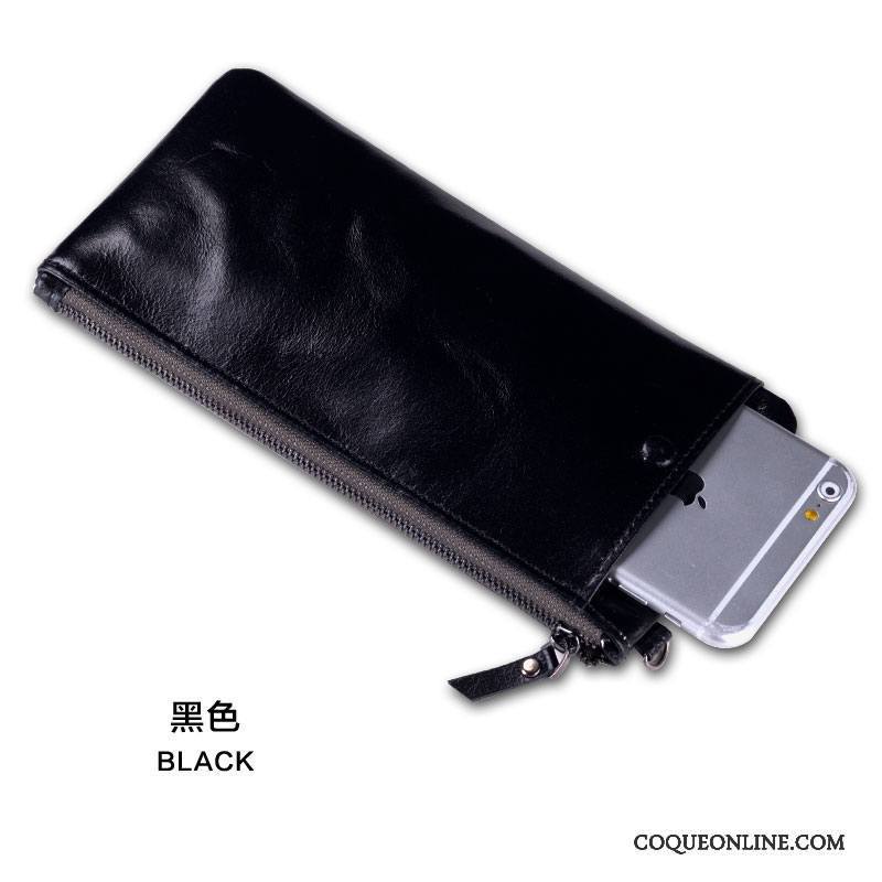 Samsung Galaxy A5 2016 Cuir Véritable Téléphone Portable Sac Étoile Portefeuille Coque De Téléphone Noir